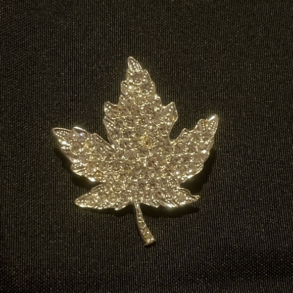 Leaf shaped brooch - Picture 1 of 5